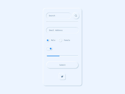 Freebie Neumorphic UI Elements 2020 2020 trend 2020 trends app art branding design free freebie freebies minimal neumorphic neumorphism sketch ui ux