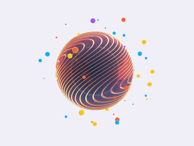cinema 4d render abstract c4d cinema 4d colorful digital object render round shot web ui elements