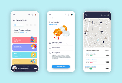 Pharma App consultancy doctor drug store health health app mobile design pharmacy ui user experience