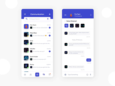 DatiGam - Social Network - Communication Page adobe xd animation app blizzard concept design gamers mobile mobile app mobile ui social ui ux