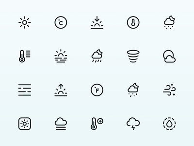 Myicons — Weather, Climate vector line icons climate icons essential icons flat icons icon design icon pack icons icons design icons pack interface icons line icons myicons ui ui design ui designer ui icons ui set weather icons web design web designer web ui