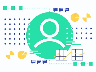 Abstract Dashboard Concept abstract art dashboad dashboard ui illustration login illustration login screen profile