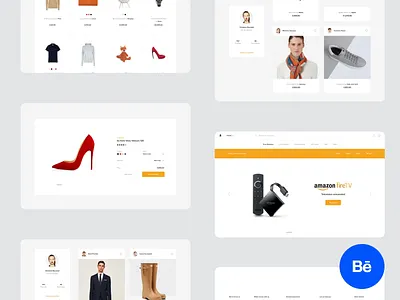 Amazon redesign concept behance case study checkout clean commence fashion louboutin minimal motion design online payment product shop shopify ui ux video wordpress