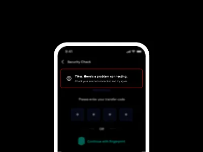 Toast Messages alert app bank dark design error error message flash in app inapp message mobile notification notifications toast ui ux