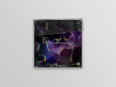 LP Cover abstract artwork audio booklet cd cd cover cd packaging cover digipack discogs lp minimal packaging scoth sleeve tape vinyl