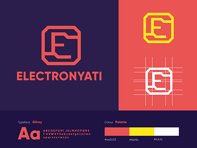 Electronyati logo ⚡ brand design branding design graphicdesign logo logodesign logotype