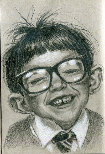 Specky. drawing illustration pencil sketch sketchbook