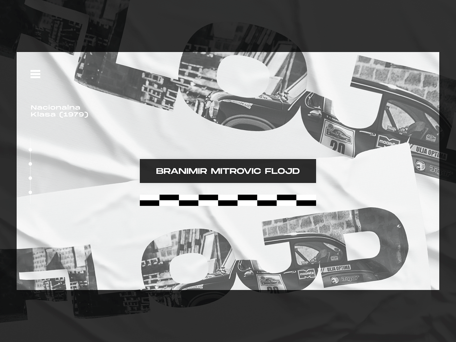 F l o j d | tribute black and white branding branimir mitrovic flojd cinema fan art graphic design motion picture movie nacionalna klasa nikola obradovic design ondsn presentation product design theater typography uiux visual guide web page web page illustration webdesign