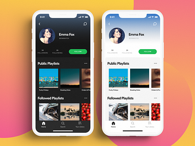 Spotify User Profile - #DailyUI006 barcelona dailyui dailyuichallenge design spotify spotify cover spotify profile ui