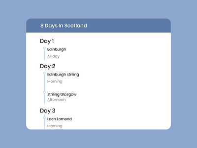 Dailyui 079 Itinerary Surprise figma figma design hero ui design ui designer