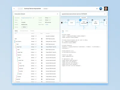 History Log design history interface log ui