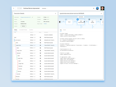 History Log design history interface log ui