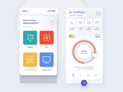 Home Automation App Design android app app design app designer best clean freelancer google material design hire home automation human interface design hybrid ios native smart home ui design ux design