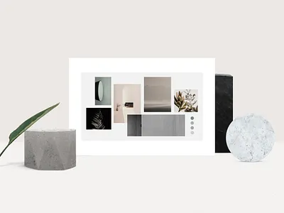 Minimal Multi Mockup Scene Creator brand concrete creative market geometric layout mockup plant scene creator scene generator template texture
