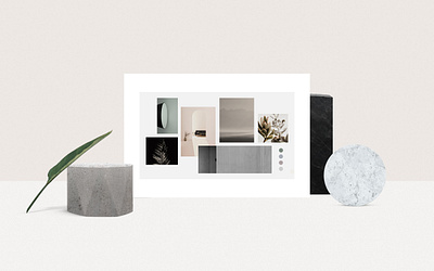 Minimal Multi Mockup Scene Creator brand concrete creative market geometric layout mockup plant scene creator scene generator template texture