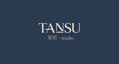 TANSU studio brand identity branding design fashion fashion branding fashion design graphic designer logo