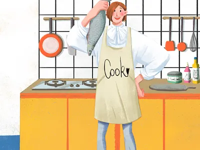 Happy Cook illustration