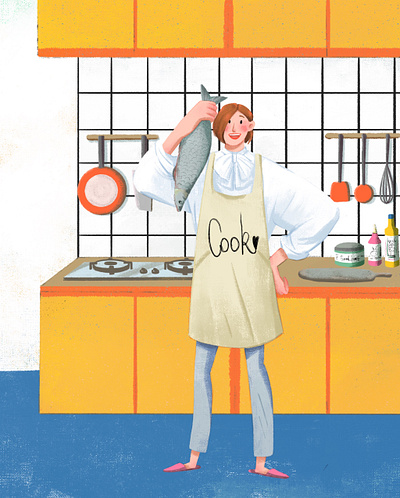 Happy Cook illustration