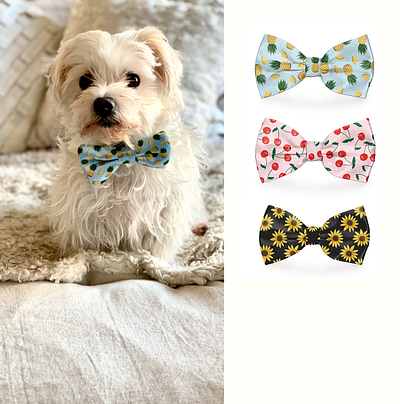 Dog Bow Tie Designs accessory design bow tie design dog art fashion design illustration pet apparel photoshop seamless repeat patterns textile print