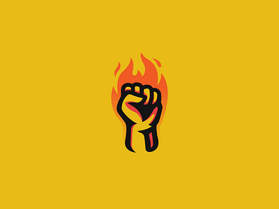 Fist+Flame Logo brand brand design brand identity branding branding design design fist fist logo fistflame fistflame logo logo logo design logodesign