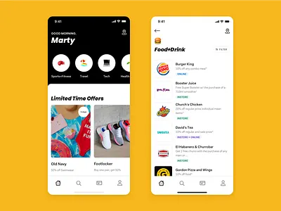 Student Price Card app deals discount offers onboarding product design shopping student