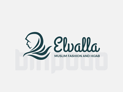 El Hijub brand identity branding design fashion graphic design hijab illustration illustrator logo logotype muslimah vector