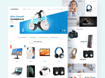 Electronics online store! ecommerce ecommerce design electronics online shop online shopping online store shop shopify ui web design webdesign website