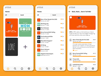 Podcast App app design app design icon ui web ios guide graphicdesign podcast podcasting podcasts uidesign ux design