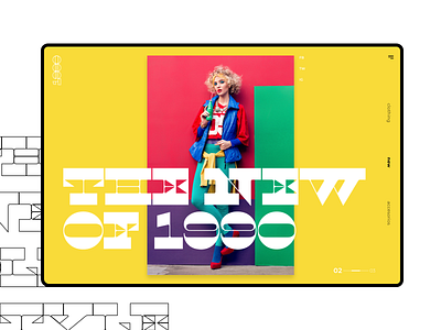 1990 #2 clothe clothing colorfull design mondrianizm slider ui