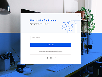 Newsletter Subscription Screen app dailyui design dribble mail minimal newsletter startup subscription ui uidesign ux website