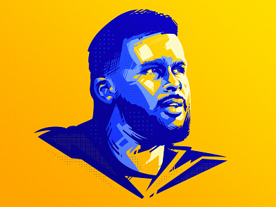 🏈Aaron Donald aaron donald american football brand design branding design dlanid football icon identity illustration logo nfl portrait sports sports art