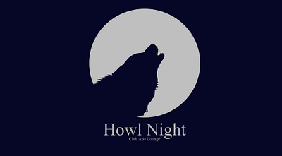 Howl Night animals bar branding clubbing dribble howling illustration logo nightclub