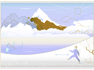 The road goes ever on ⛰ 2020 adobeillustrator adobephotoshop creative digitalart digitaldrawing digitalpainting doodle drawing dribbble illustration illustrationoftheday illustrator illustrazione march2020 painting pattern photoshop sketch texture