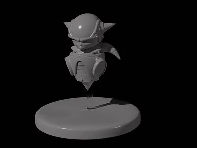 mini freezer 3d 3dsmax cartoon character freelance model render sculpt zbrush