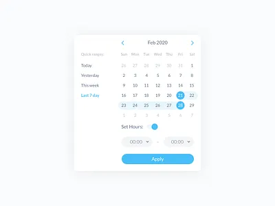 Date & Time Picker calendar date date picker datepicker time time picker timepicker ui ux