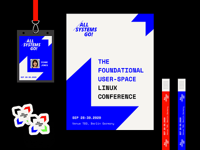 All Systems Go! Cards brand identity branding business cards colourful conference entrepreneur halo halo lab identity logo logotype pattern product branding startup tasks userspace