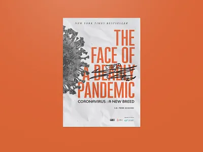 CORONAVIRUS POSTER /// CONTRAST /// GLENEAGLES KL SPECULATIVE AD art direction book cover design illustrator minimal poster art poster design typography vector