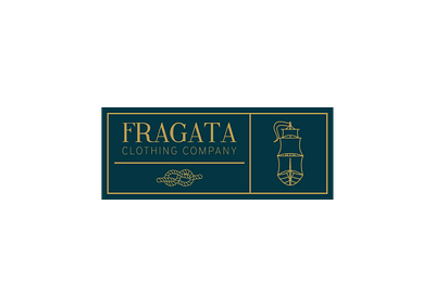 Fragata Clothing Company Logo branding caravel clothing design fashion logo ship tag traditional