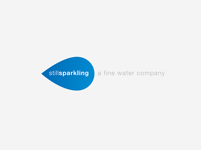 still sparkling branding creative creative design design logo logo design modern sans serif sparkling vector water