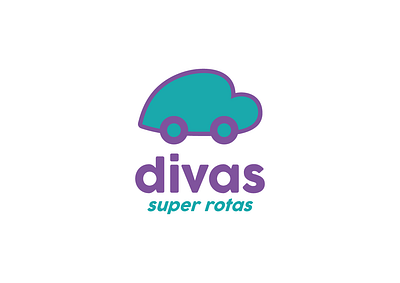 Divas logo beetle branding car chauffeur cute design driver fusca heart logo woman