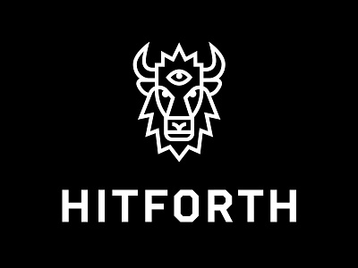 Hitforth austin baseball branding identity illustration logo typography yak