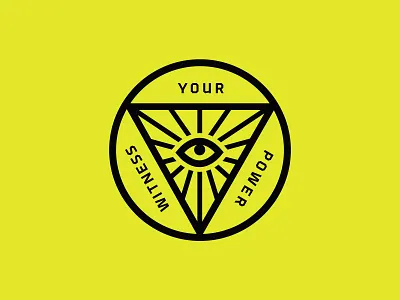 Witness Your Power austin bandana baseball branding illustration logo texas typography