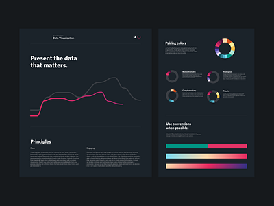 Data Viz Design System color color block color palette color wheel colorful data dataviz design design system graph pair styleguide ui visual design