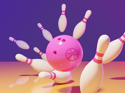 Hi, Dribbble! 3d 3d art blender illustration