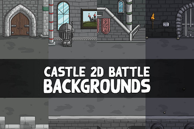 Castle Battle Game Backgrounds 2d backgrounds castle fantasy game game assets game design gamedev indie game