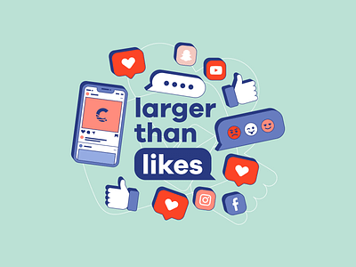 Larger Than Likes church dislike emoji facebook friend instagram likes message phone preaching series sermon snapchat social social media text truth twitter