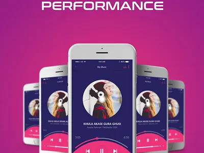 Unique music app design for ios and android app design icon ios mobile music app ui ux