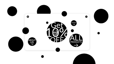 DailyUI - 036 / Special offer 036 36 app black black and white daily dailyui design discount card discount offer flat minimal round special typography vector white white space