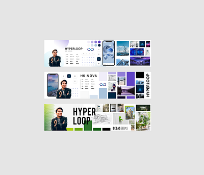 Stylescape - Hyperloop fiction projet advertising affiche app branding design interface ui ux web