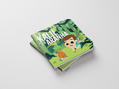 Kalil and the Spider children childrens book illustration kids spider vector art